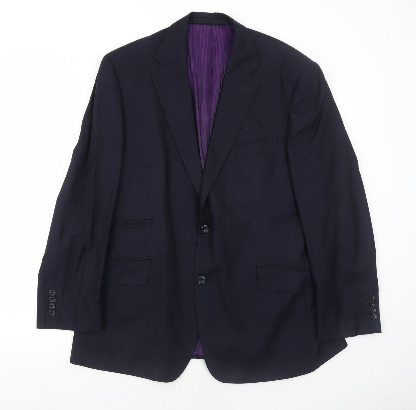 Mens UK Size 42 Marks and Spencer Regular Blue Suit Jacket