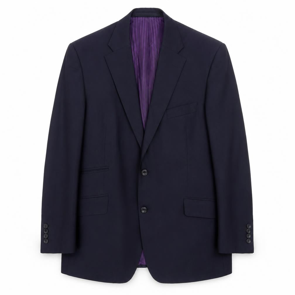 Mens UK Size 42 Marks and Spencer Regular Blue Suit Jacket