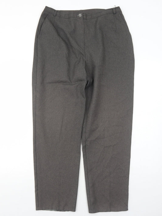 Womens UK Size 16 EWM Regular Fit  Grey Trousers