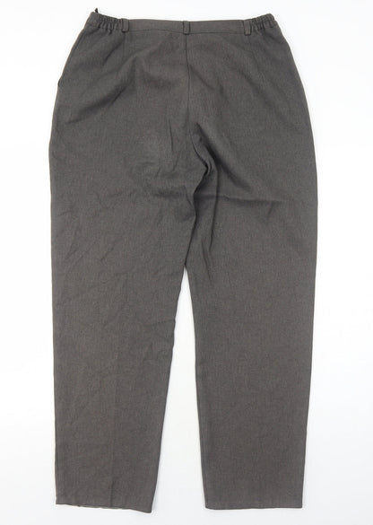 Womens UK Size 16 EWM Regular Fit  Grey Trousers