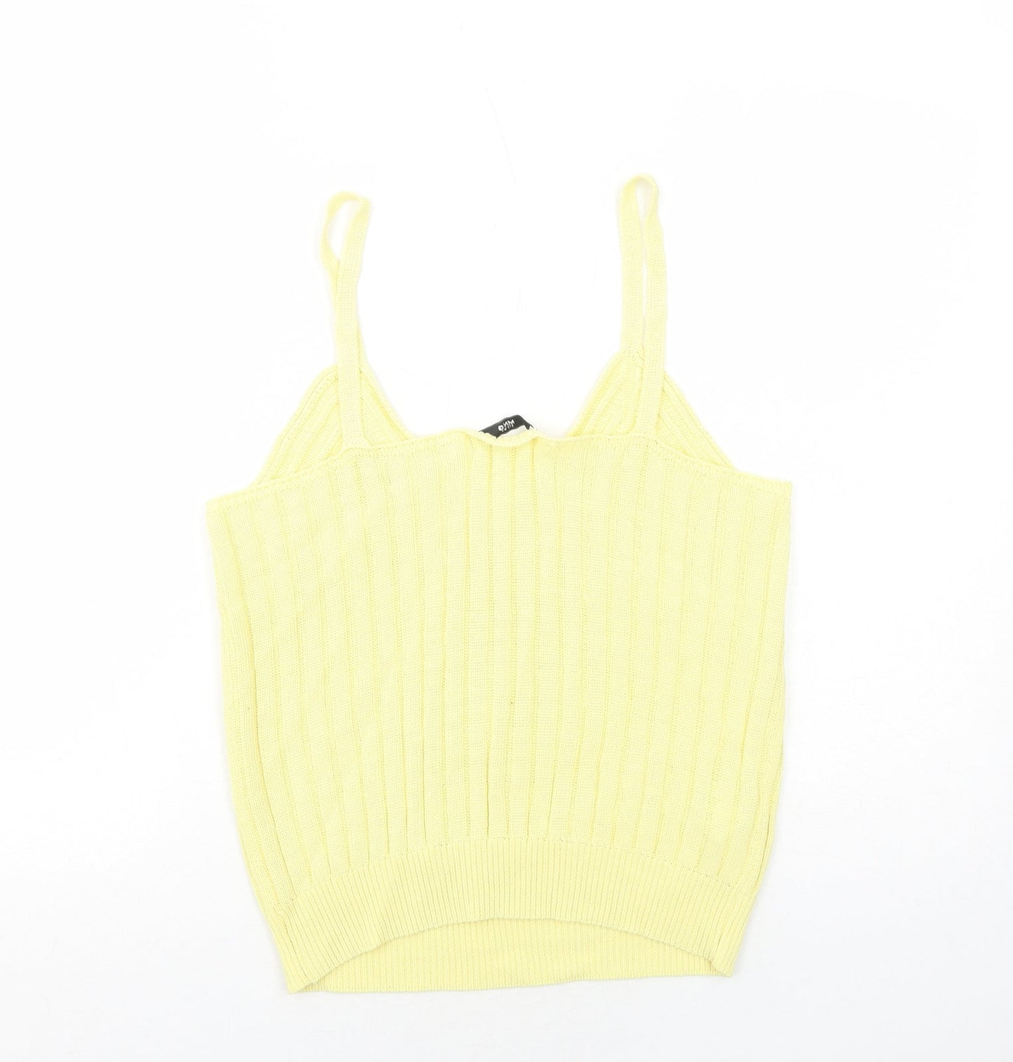 Womens UK Size L Mango Yellow Basic Tank