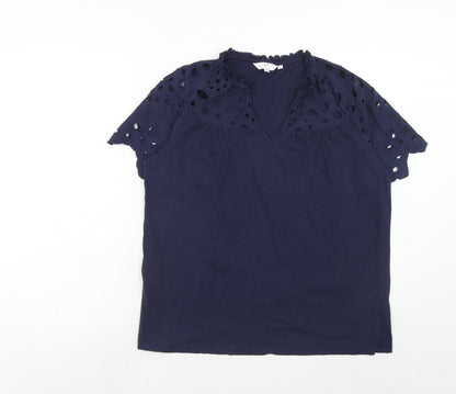 Womens UK Size 12 Julipa Blue Basic Blouse