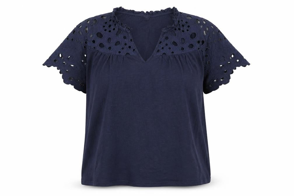 Womens UK Size 12 Julipa Blue Basic Blouse
