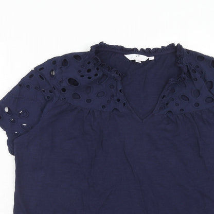Womens UK Size 12 Julipa Blue Basic Blouse