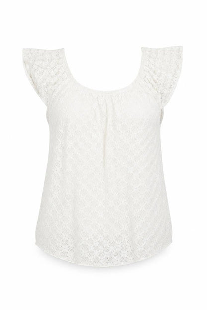 Womens UK Size 8 River Island White Basic Blouse