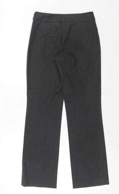 Womens UK Size 6 NEXT Regular Fit Dress Pants Grey Trousers