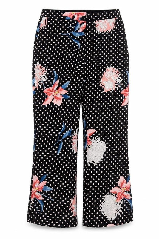 Womens UK Size 10 Topshop Regular Fit  Black Trousers