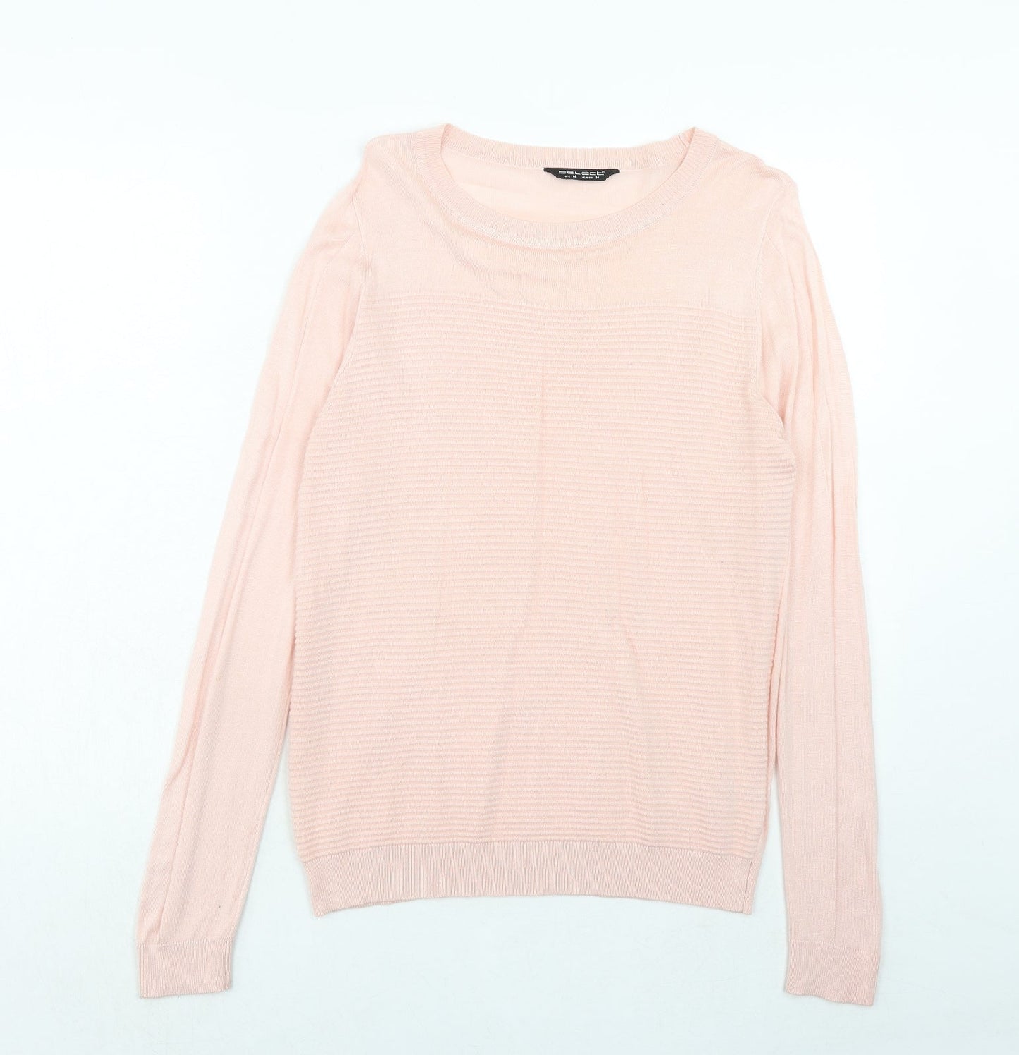 Womens UK Size M Select Pink Pullover Jumper