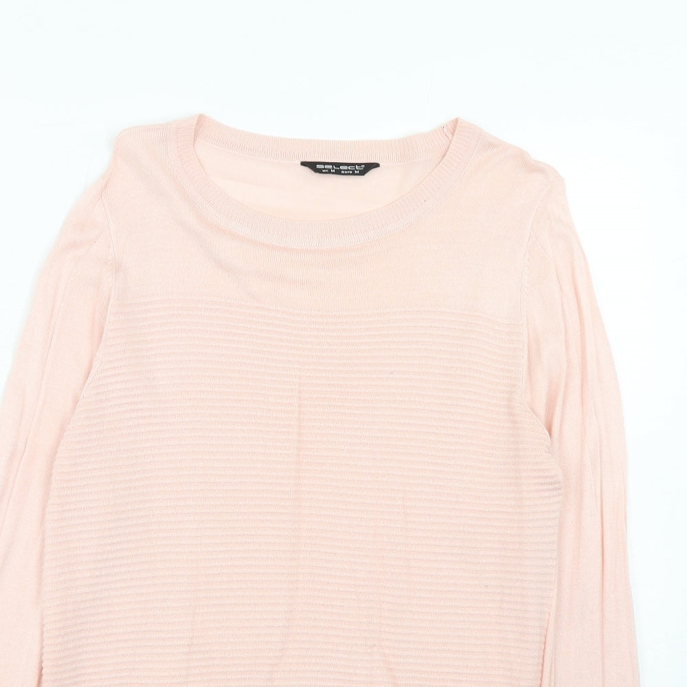 Womens UK Size M Select Pink Pullover Jumper