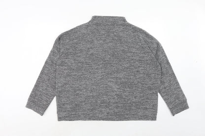 Womens UK Size L New Look Grey Pullover Jumper