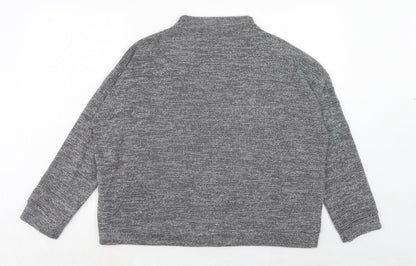 Womens UK Size L New Look Grey Pullover Jumper