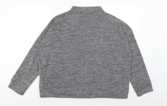 Womens UK Size L New Look Grey Pullover Jumper