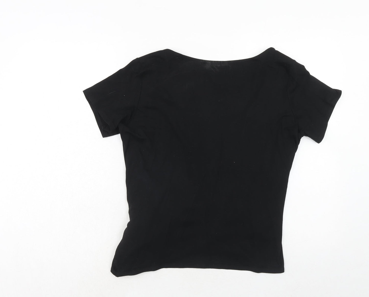 Womens UK Size 16 Alex & Co. Black Basic Blouse