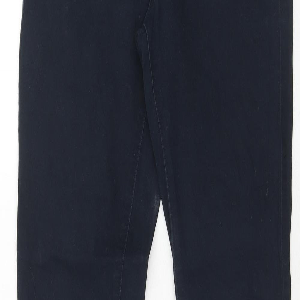 Yessica Womens Blue Cotton Skinny Jeans Size 8 Regular Zip