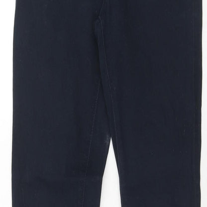 Yessica Womens Blue Cotton Skinny Jeans Size 8 Regular Zip