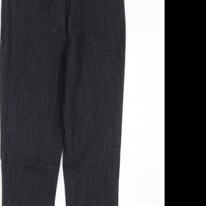 Kulclothing Womens Black Polyester Skinny Jeans Size 10 Regular Zip
