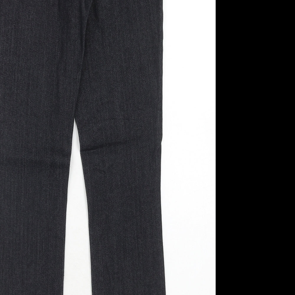 Kulclothing Womens Black Polyester Skinny Jeans Size 10 Regular Zip