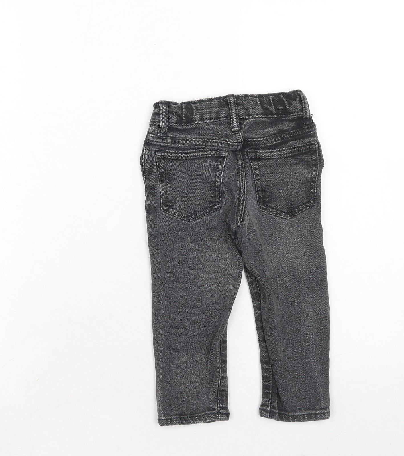 Gap Boys Grey Cotton Skinny Jeans Size 2 Years Regular Button