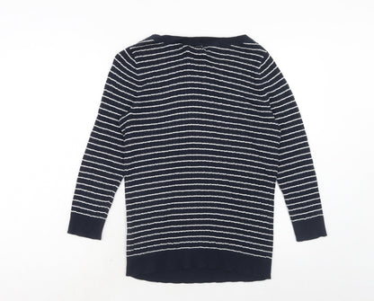 Womens UK Size L Jones New York Blue Pullover Jumper