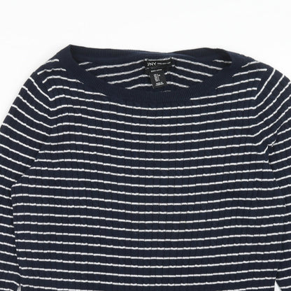 Womens UK Size L Jones New York Blue Pullover Jumper