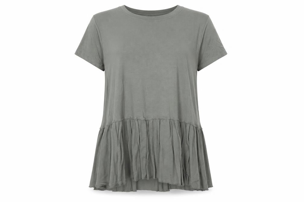 Womens UK Size S BDG Green Basic T-Shirt