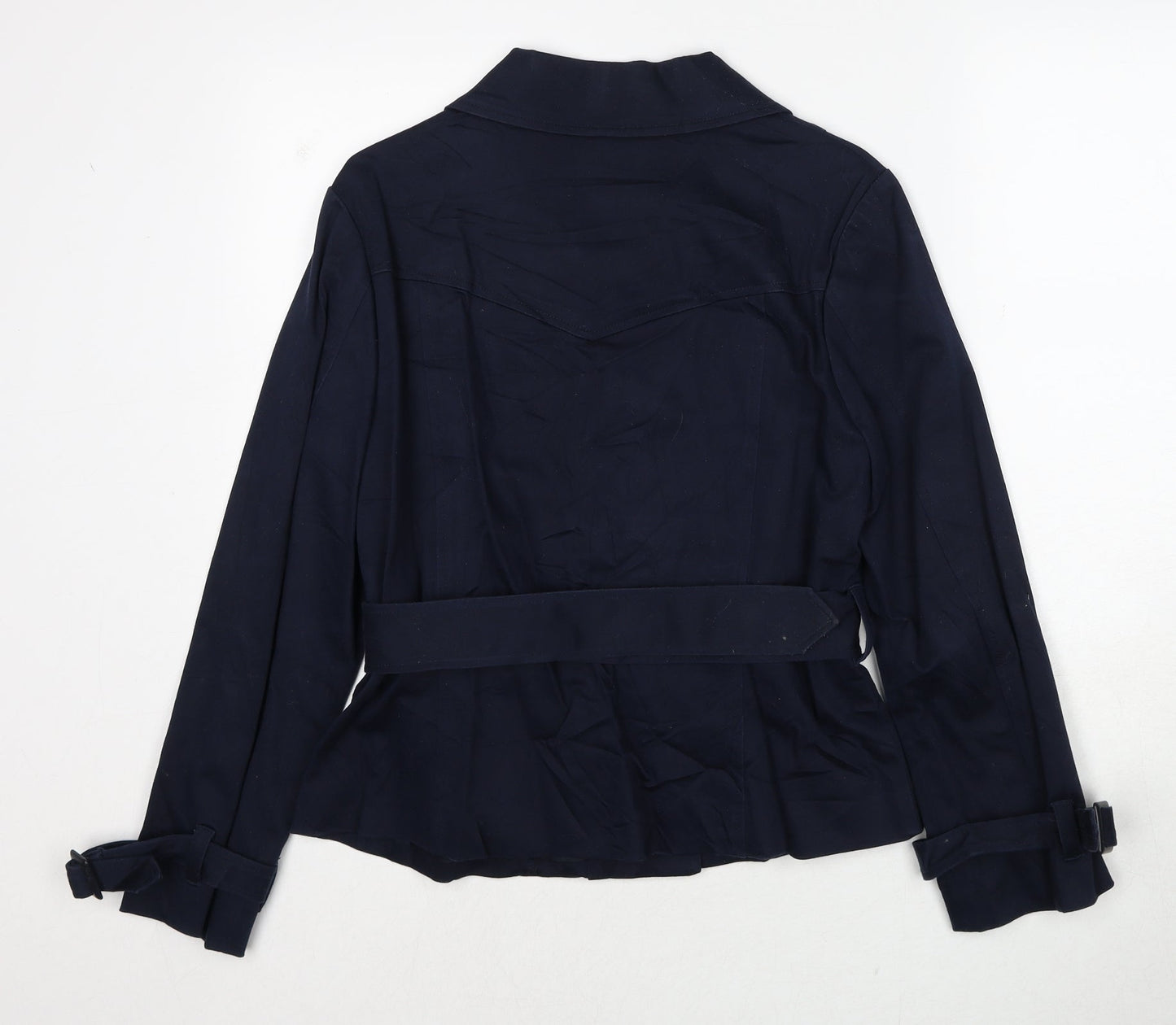 Country Casuals Womens Blue Jacket Size 14 Button