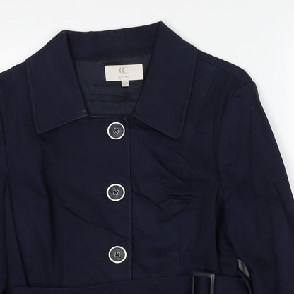 Country Casuals Womens Blue Jacket Size 14 Button