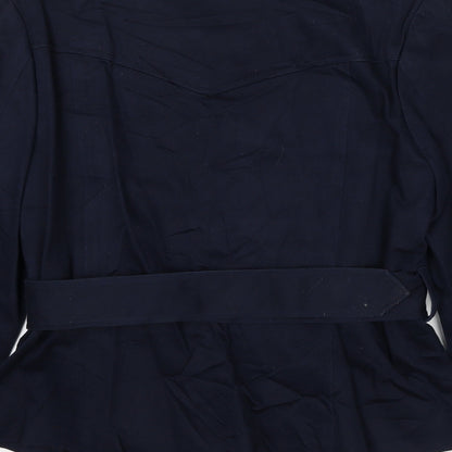 Country Casuals Womens Blue Jacket Size 14 Button