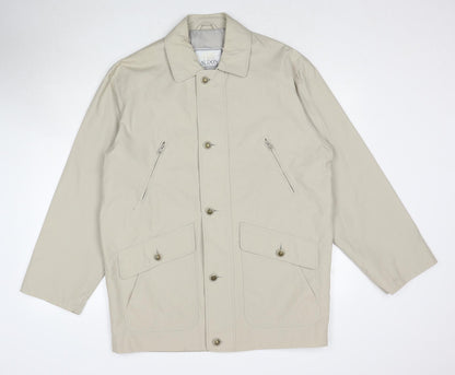 Aldon Mens Beige Jacket Size S Zip
