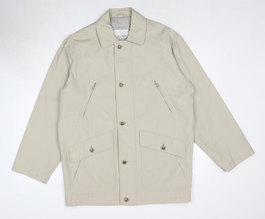 Aldon Mens Beige Jacket Size S Zip
