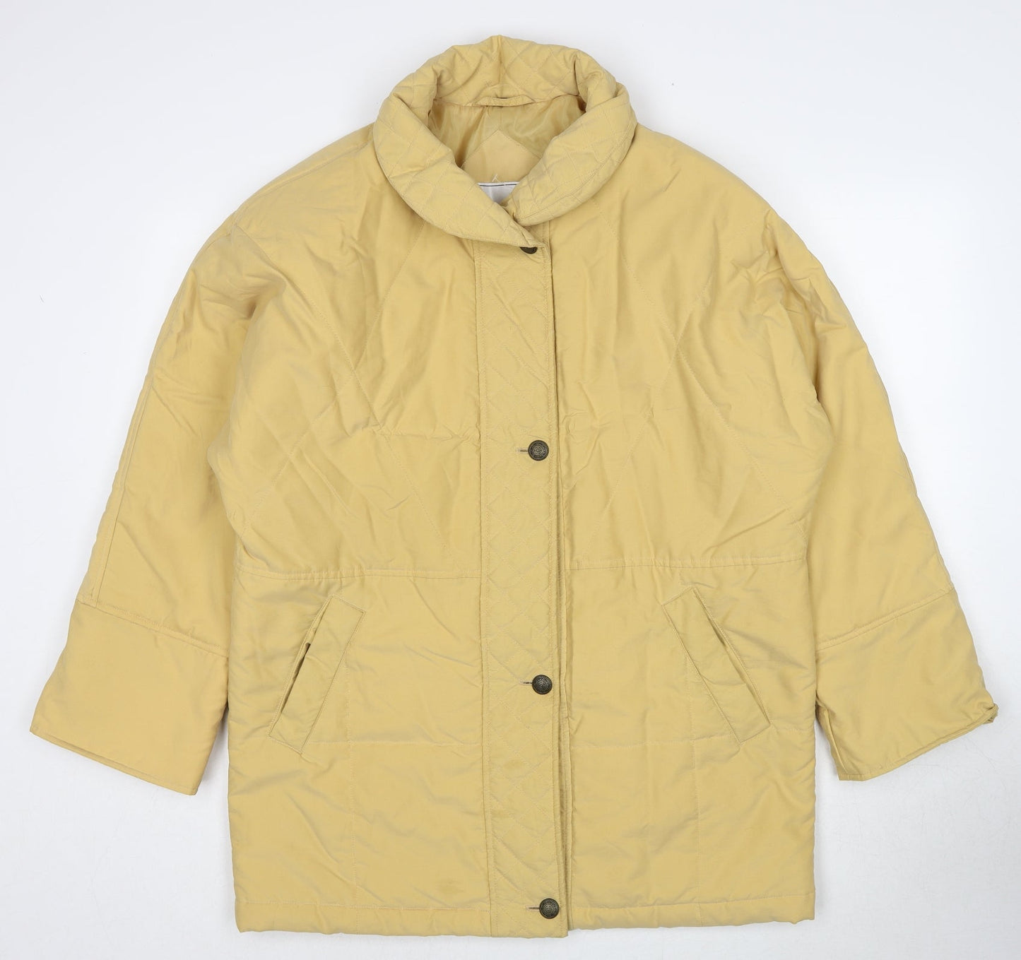 First Avenue Womens Beige Jacket Size 14 Zip