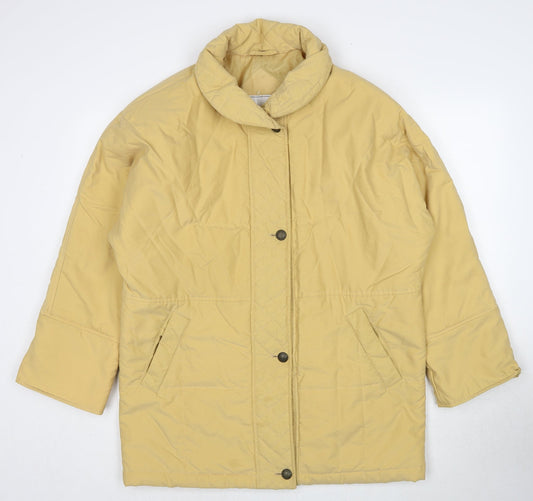 First Avenue Womens Beige Jacket Size 14 Zip