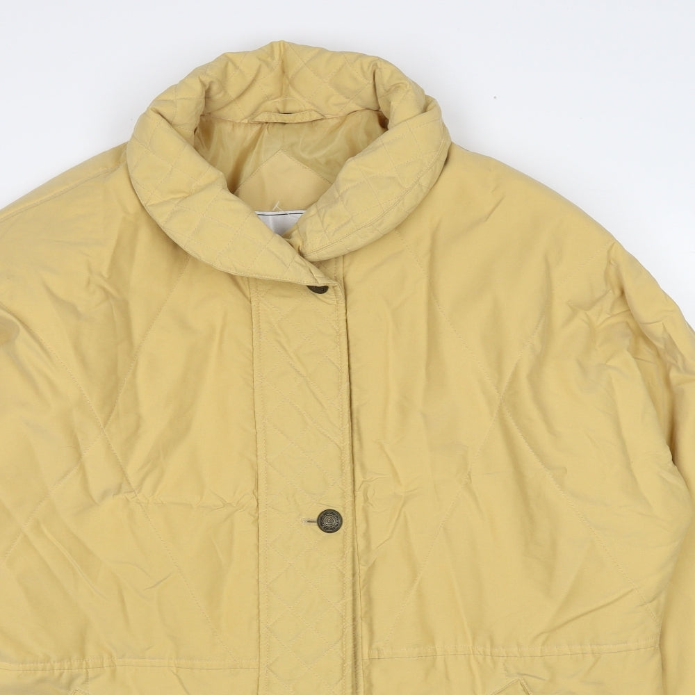 First Avenue Womens Beige Jacket Size 14 Zip