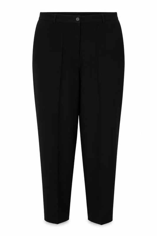 Bianca Womens Black Polyester Trousers Size 14 Regular Zip