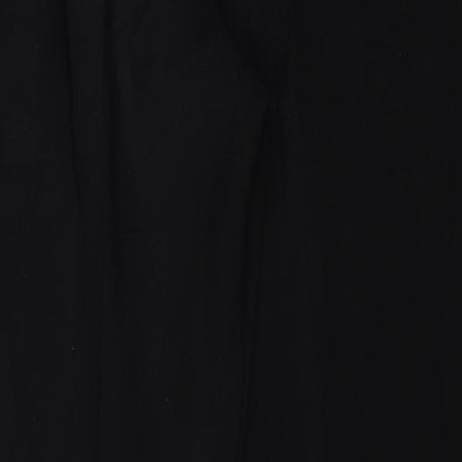 Bianca Womens Black Polyester Trousers Size 14 Regular Zip