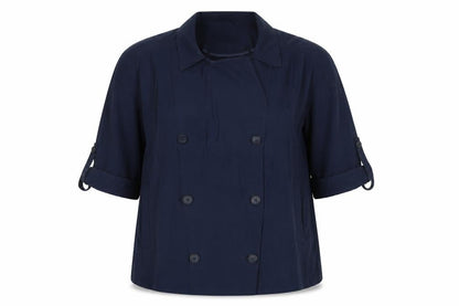 Marks & Spencer Womens Blue Jacket Size 14 Button