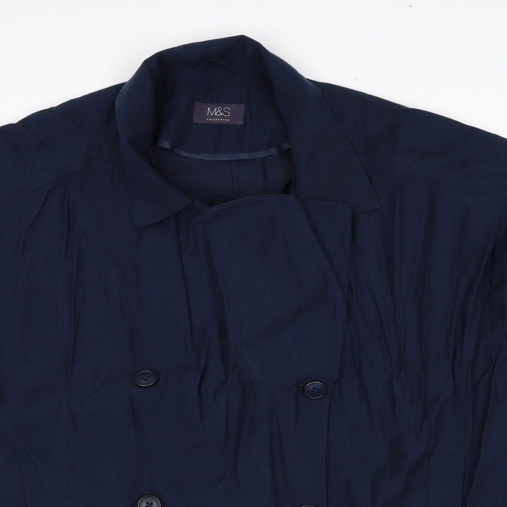 Womens UK Size 14 Marks and Spencer Blue Jacket