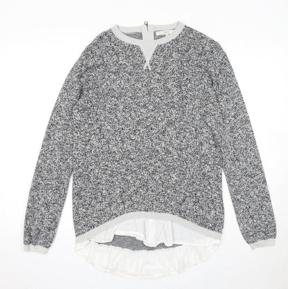 Womens UK Size 10 NEXT Grey Pullover Jumper