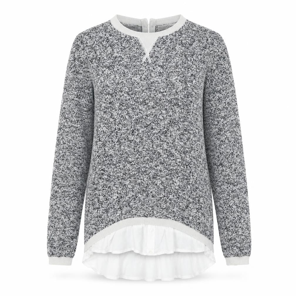 Womens UK Size 10 NEXT Grey Pullover Jumper