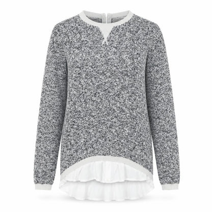 Womens UK Size 10 NEXT Grey Pullover Jumper