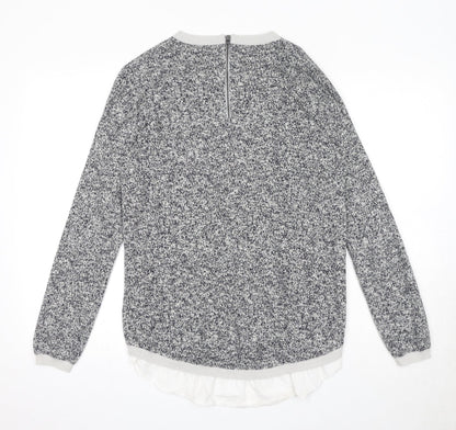 Womens UK Size 10 NEXT Grey Pullover Jumper