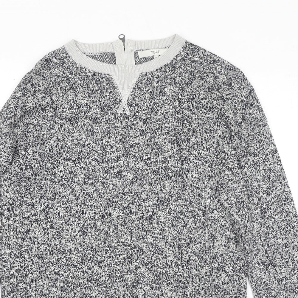 Womens UK Size 10 NEXT Grey Pullover Jumper