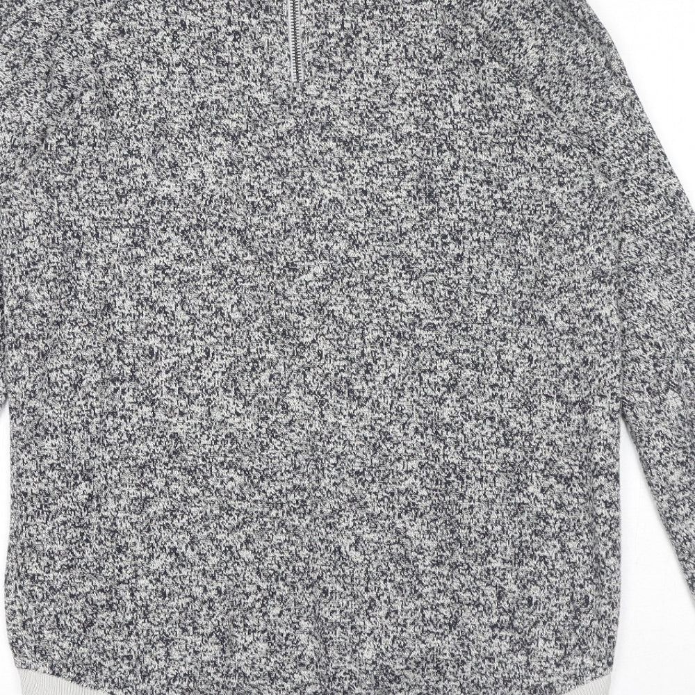 Womens UK Size 10 NEXT Grey Pullover Jumper