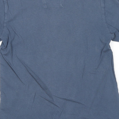 Kids Graffiti Boys Blue Cotton Pullover T-Shirt Size 10 Years Round Neck Pullover - Manhattan