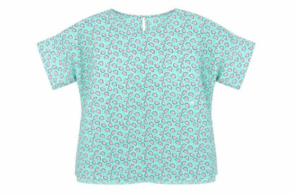 Womens UK Size 14 Marina Kaneva Green Basic Blouse