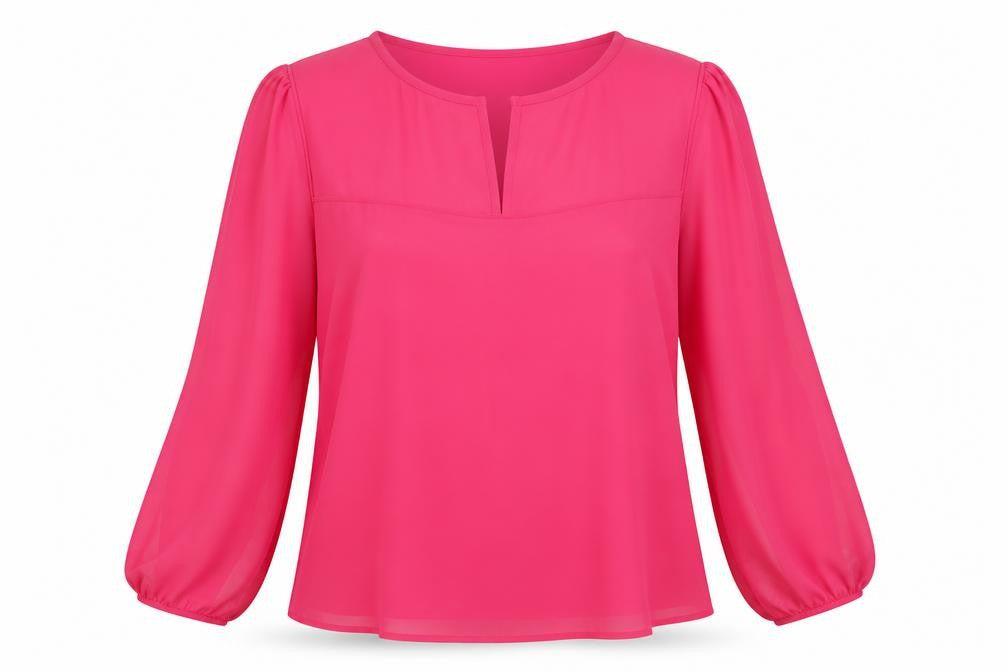 Womens UK Size L Gap Pink Basic Blouse