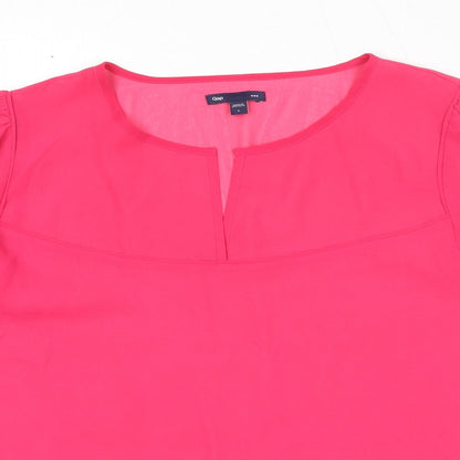 Womens UK Size L Gap Pink Basic Blouse