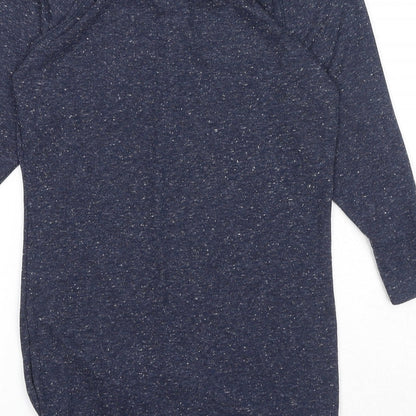 Womens UK Size 8 Divided by H&M Blue Basic Blouse