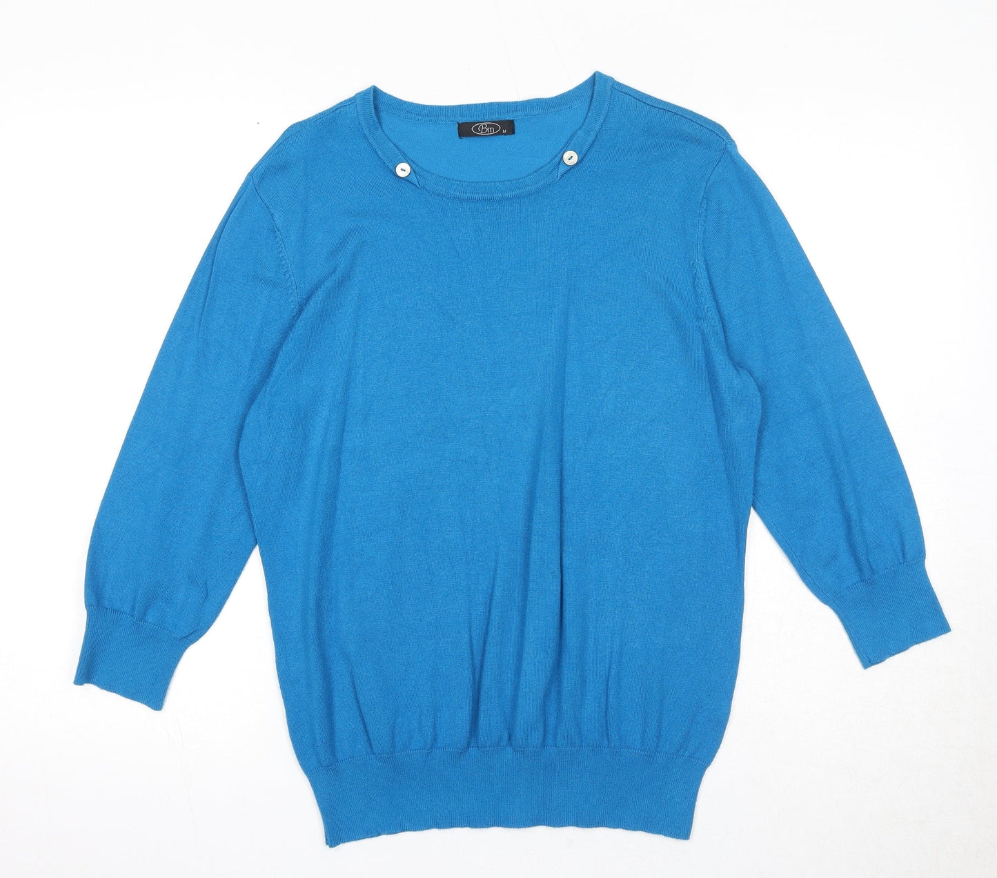 Womens UK Size M Bonmarché Blue Pullover Jumper