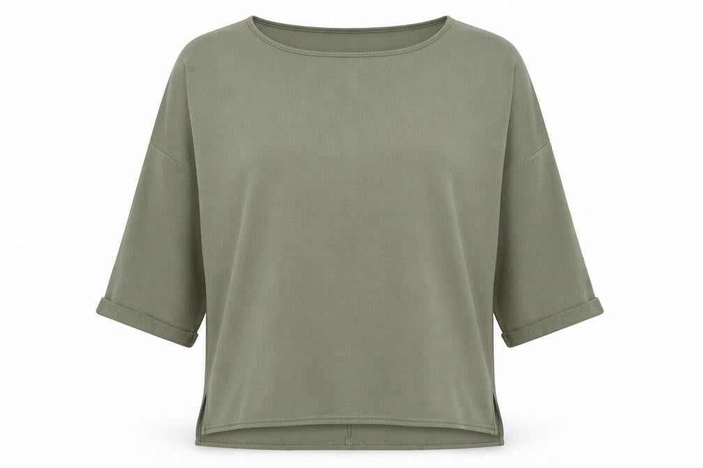 Womens UK Size M New Look Green Pullover Jumper